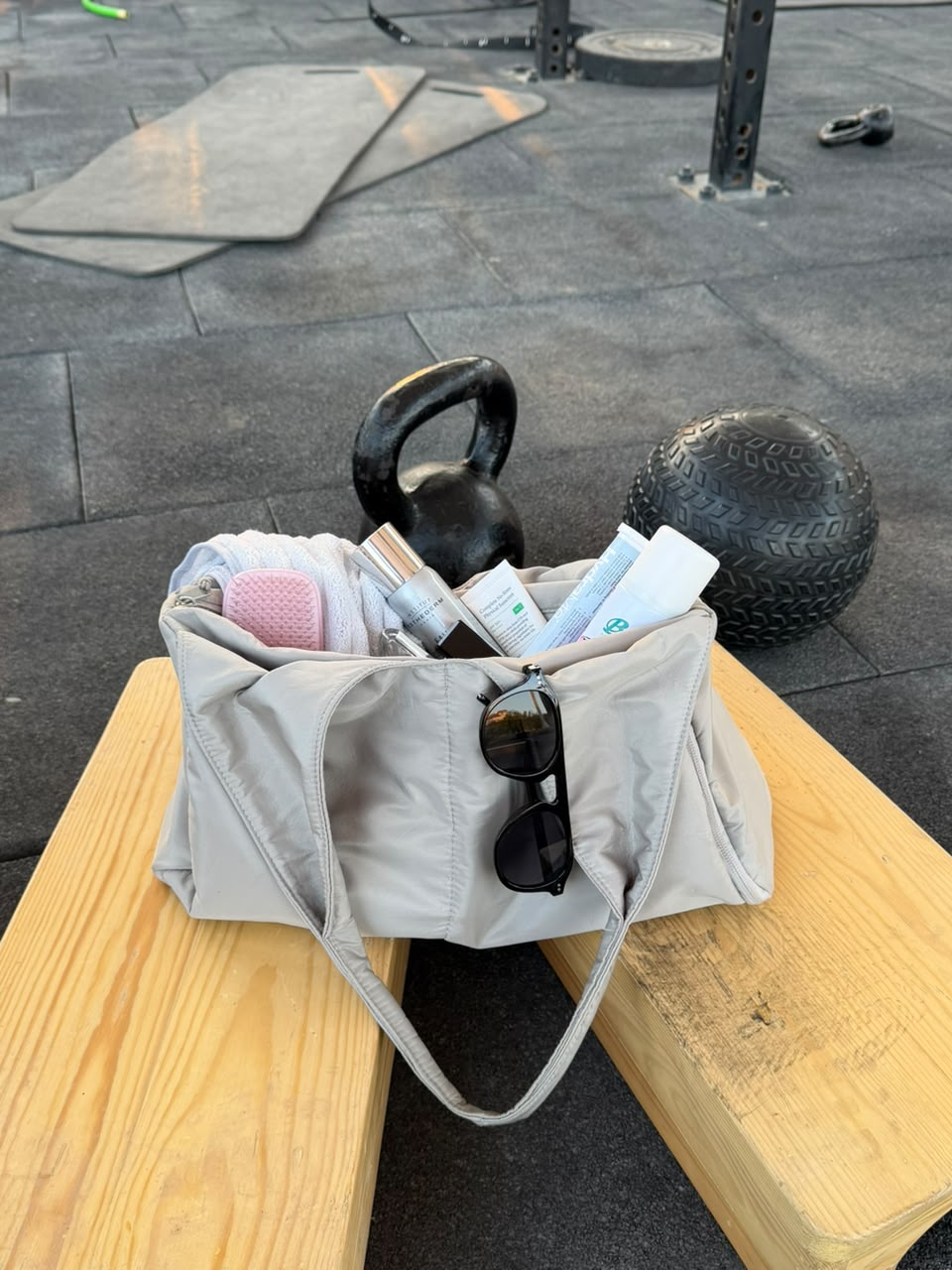 Greyish NotSo Duffle Bag